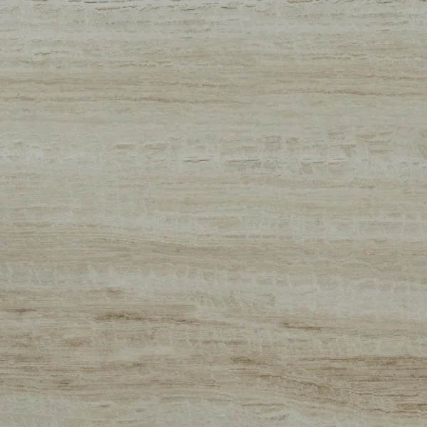 Honed filled Navona travertine slab, 2 cm, with taupe, beige and brown tones; suitable for luxury interiors in Boca Raton.